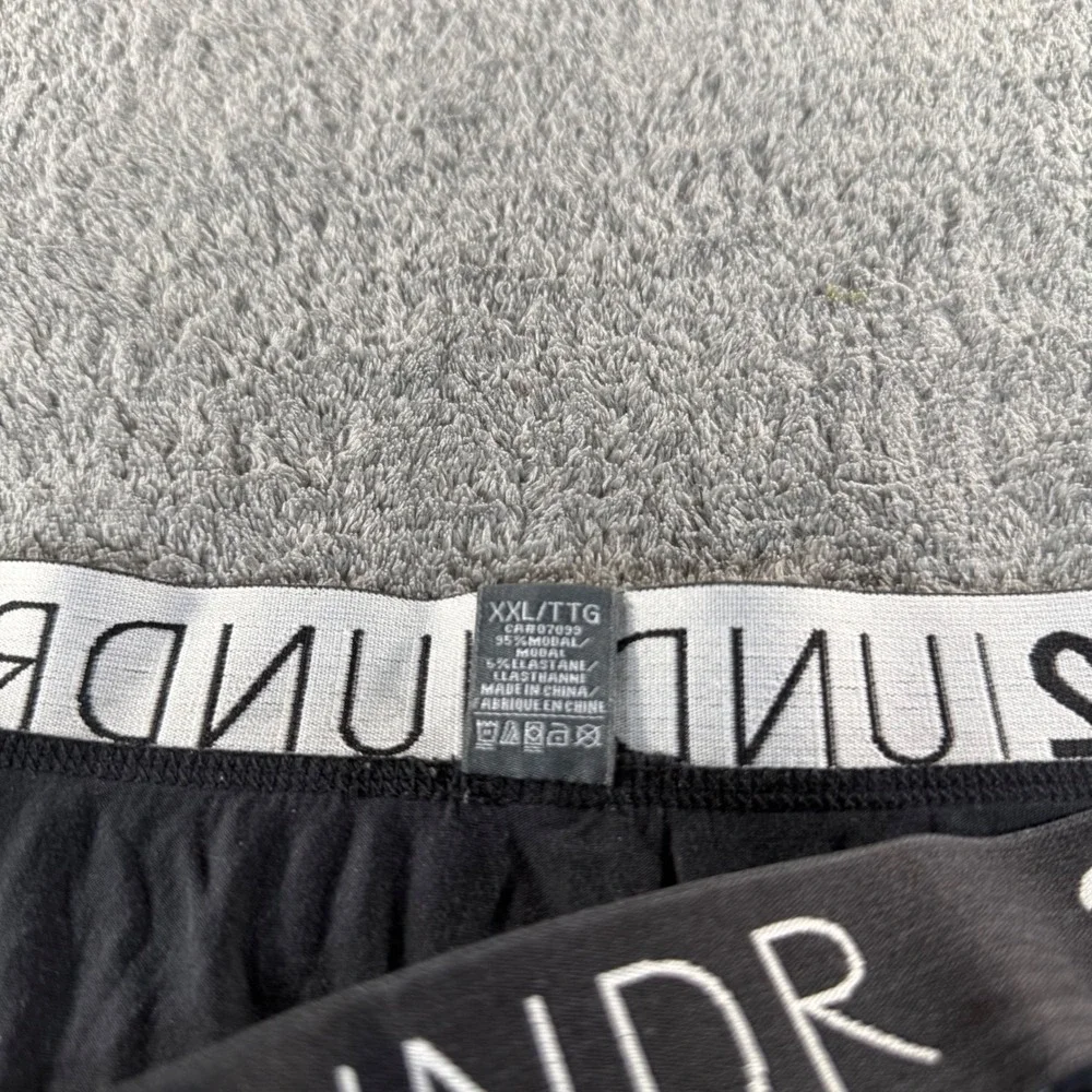 2UNDR Boxer Briefs Mens XXL Black Good Swing Shift Modal Joey Pouch Underwear